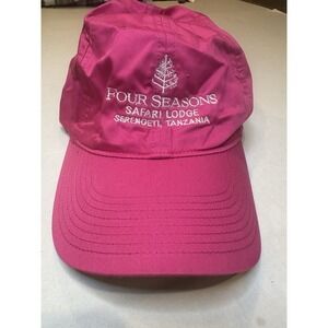 Four Seasons Resorts Embroidered Hat Running Fusion Pink Nike Dri Fit Med  NWT